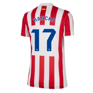 Fotbalové Dres Atletico Madrid David Hancko #17 Dámské Domácí Oblečení 2025-26 Krátký Rukáv